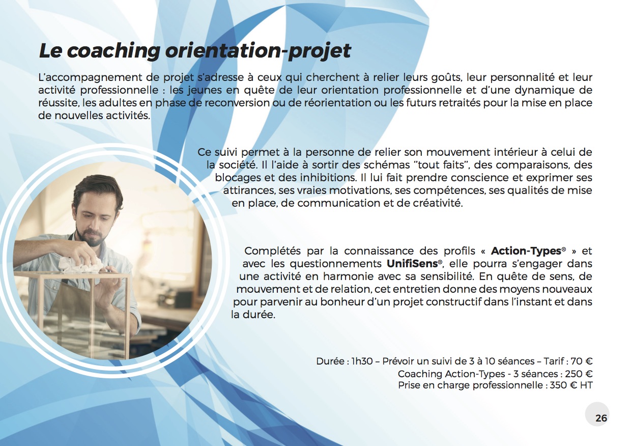 Coaching Unifisens Orientation Projet